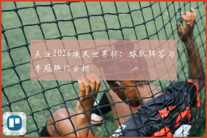 关注2026埃及世界杯:球队阵容与夺冠热门分析